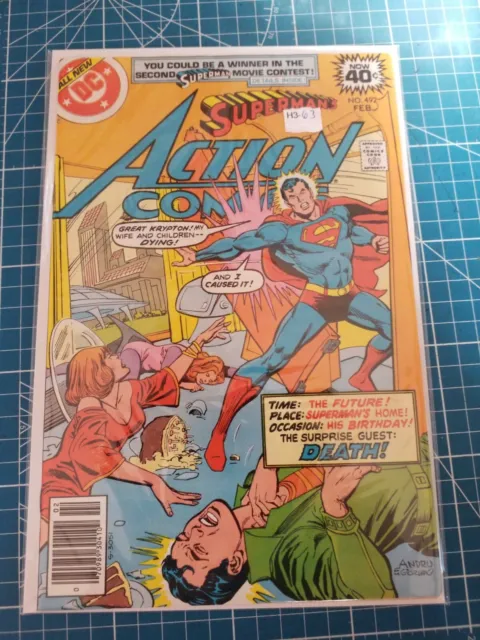 Action Comics vol.1 #492 1979 Newsstand High Grade 9.2 DC Comic Book H3-63