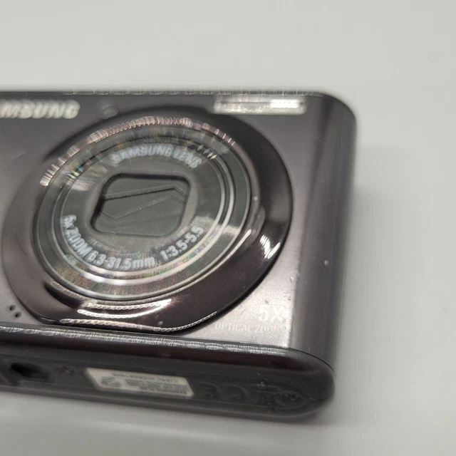 Samsung PL55 12,2 megapixel fotocamera digitale compatta testata nera 20