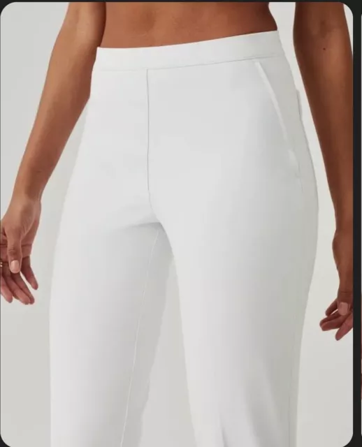 NWT SALE!! 🌸 Spanx Slim Straight Pant Classic White Medium Petite NEW 20372Q