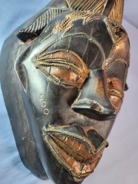Cameroon Hand Carved Wood Pono Mask African Tribal Ritual