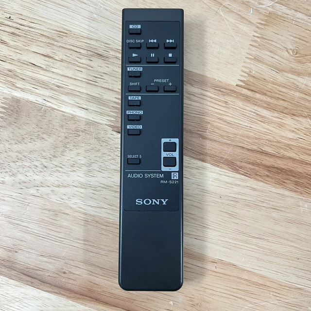 Genuine Sony Rm-S221 Audio System Remote - Lbt-D150 Lbt-D250 Lbt-D550