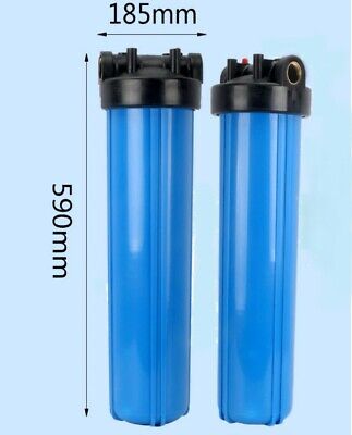 Big Blue carbone attivo blocco Fontana pioggia zysterne filtro acqua 20" FILTRO CASA 