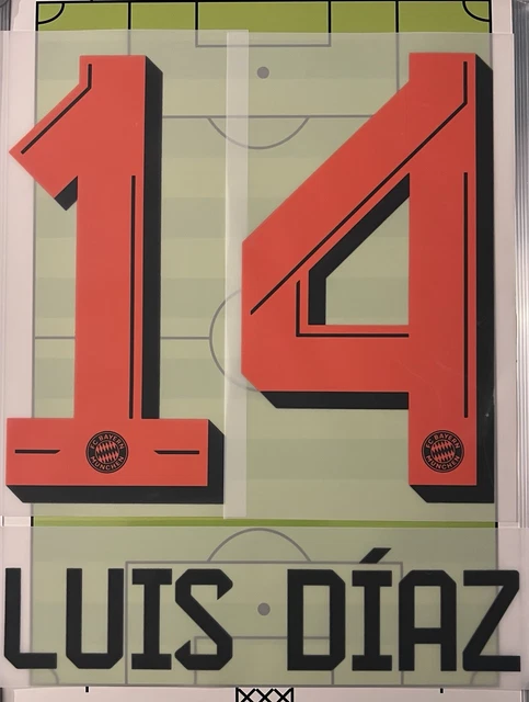 Flocage Officiel NEUER #1 Extérieur Away 2025 2026 Bayern Munich