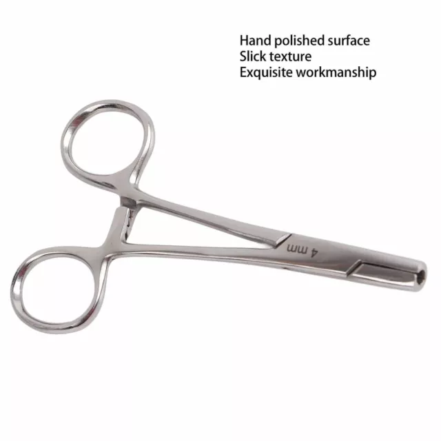 (4mm) Edelstahl Körper Piercing Zangen Piercing Forceps Für Belly Button BHC