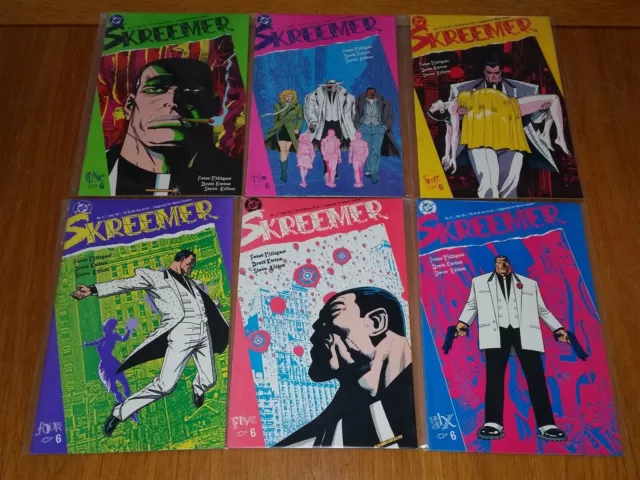 Skreemer #1-6 Peter Milligan Dc Comics 1989 Set (6)