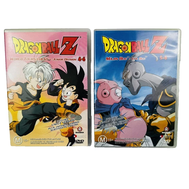 Part 6 Dvd DRAGON BALL Z Vol 4&5 Part 6 DVD World Tournament Junior Division ...