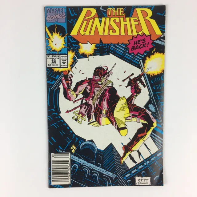 Marvel Comics The Punisher Vol 11 No 62 April 1992 Fade to White Comic Book