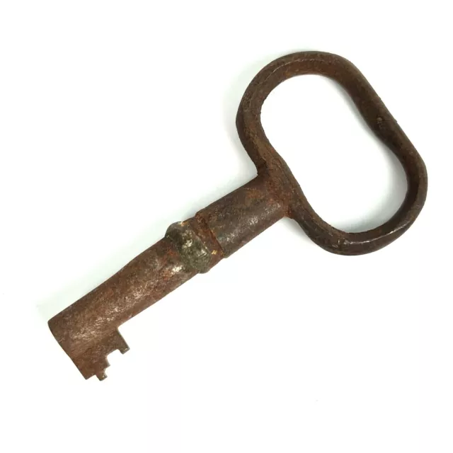 Antica Chiave In Ferro Forgiato Iron Key Xviii Secolo Italia Old Antica Credenza