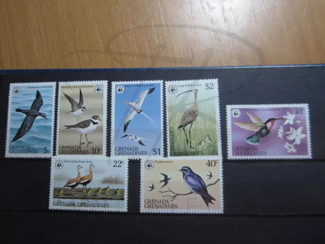 Beaux Timbres De Grenade-Grenadines N° 255 - 261 -Neufs Sans Charniere - Oiseaux