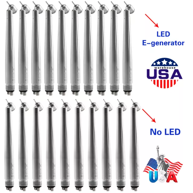 USA Yabangbang Dental 45 Degree Surgical (LED) High Speed Handpiece 4 Holes Coz