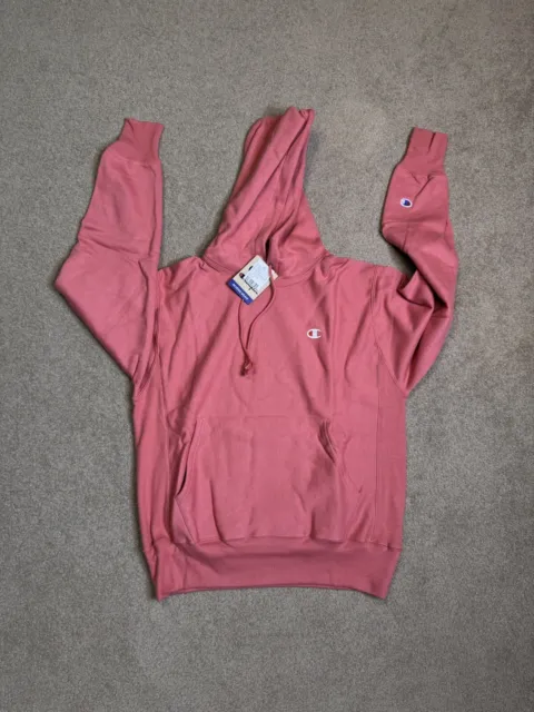 Urban Outfitters UO Champion Reverse Weave Pullover Hoodie Siesta Pink Medium