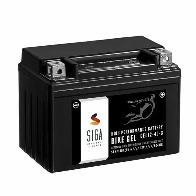 SIGA GEL MOTO Batterie GEL12-20CH-BS 20Ah 12V YTX20CH-BS Batterie