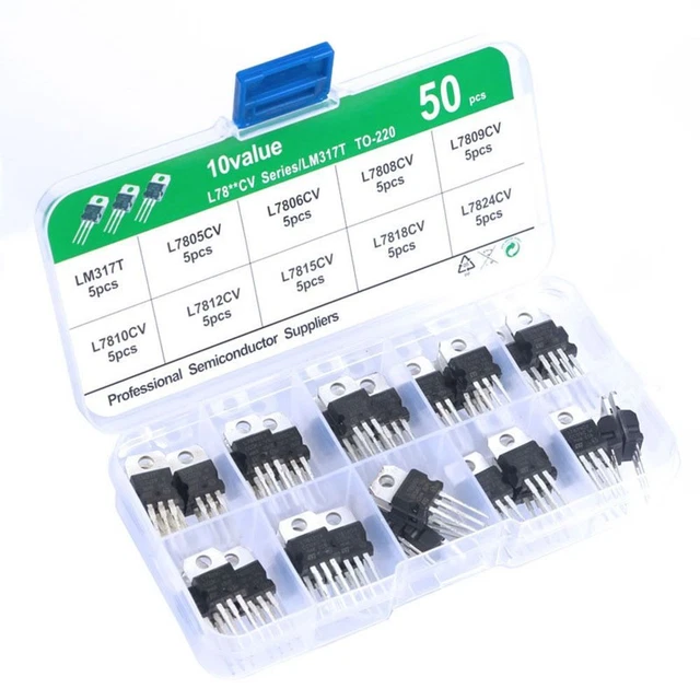 50PCS IRF SERIES Three-terminal Regulated Transistor DIY Kit EUR 14,00