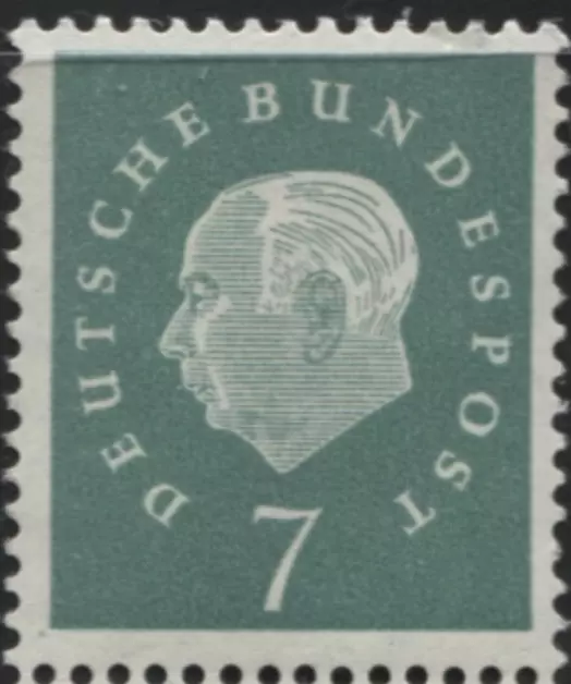 BRD FRG #Mi302 MNH 1959 Prof Dr Theodor Heuss 1st President [793 YT173 SG1219]