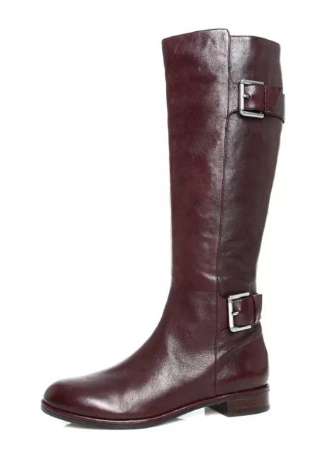 Via Spiga Idelissa Brown Leather Women's Boot Size 7.5 M 4504 *