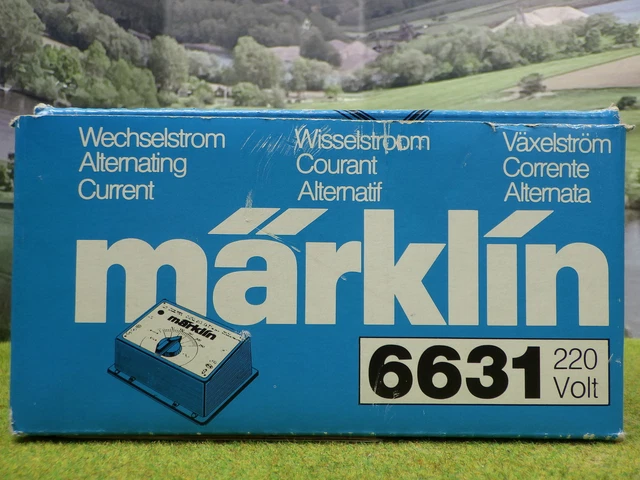 MÄRKLIN 6631 H0 trasformatore trasformatore Prim/Sec interruttore ...