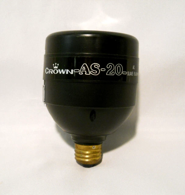 Estroboscópico con flash esclavo Crown AS-20 AC con botón de prueba