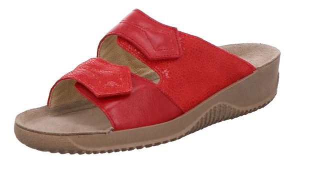 Rohde 1946-40 Soltau-40 Femmes Sabots Mules Largeur F 1/2 Rouge