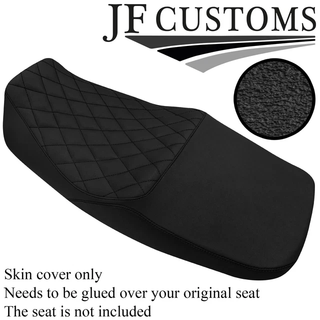 Dsg2 Black Diamond Stitch Custom Fits Yamaha Xjr 1200 95-99 Dual Seat Cover