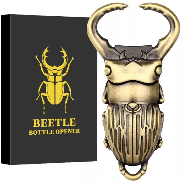 Classical Beetle Insect Shape Bottle Opener Metal Corkscrew Wine Beer Openers