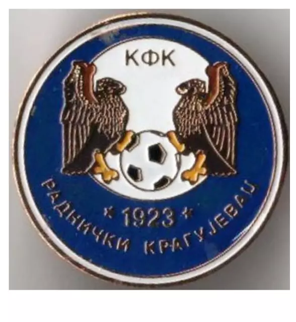 RADNICKI RUDOVCI, Football Club RADNICKI Rudovci Serbia, antique pin, badge  !