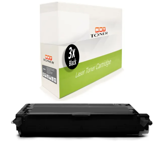 3x Cartridge Black for Dell 3115-cn 3110-cn