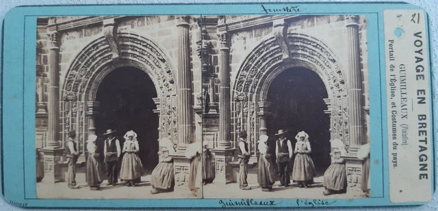 Stéréo Furne et Tournier. Voyage en Bretagne N°126. Saint-Mathieu