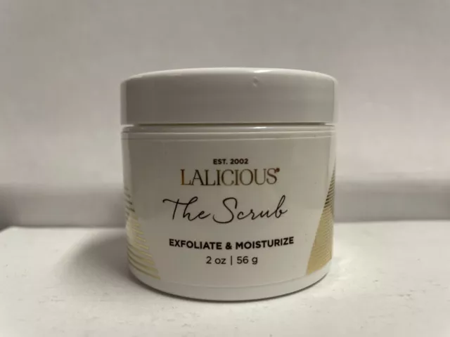 Lalicious The Scrub Exfoliate & Moisturize 2 oz/56 g New