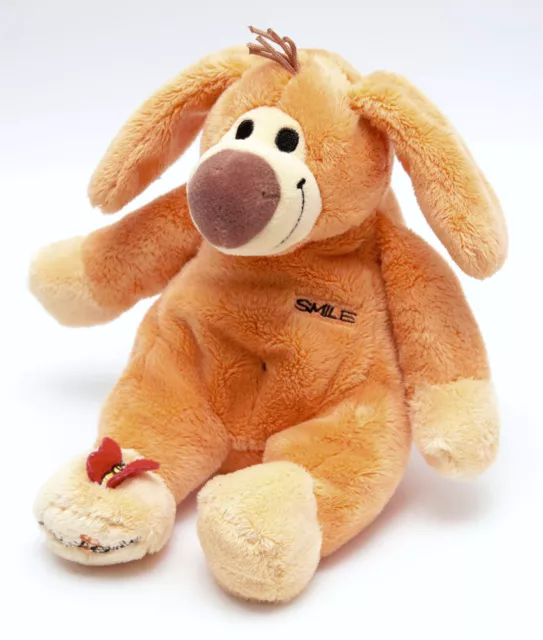 HEUNEC Hund Stofftier Be happy & Smile orange Biene Stofftier