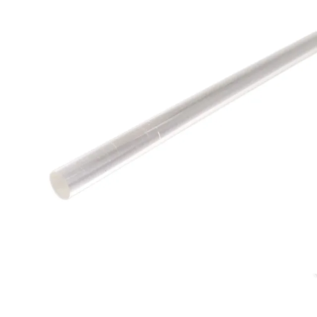 6pcs 8mm Dia. 13” Long Clear Acrylic Plexiglass Lucite Plastic Rod