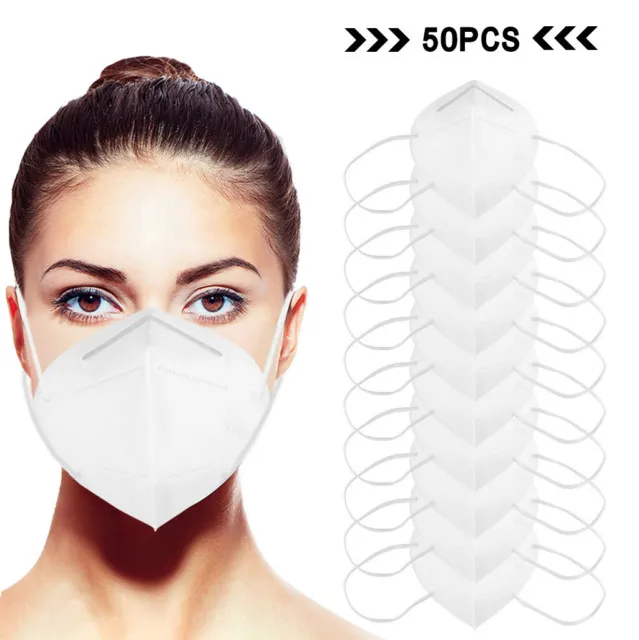 10/15/20/50x Face Mask  Respirator 3D Protective Breathable Mask Cover