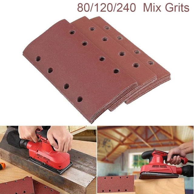 40 Paquets De Feuilles Abrasives Pour Souris Tampons De Ponçage Pour