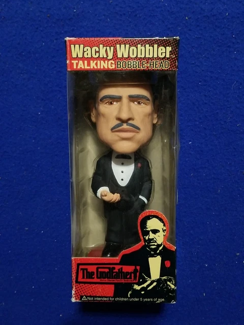 Funko  2008  Wacky Wobbler THE GODFATHER Talking Bobblehead  NIB NLA OOP