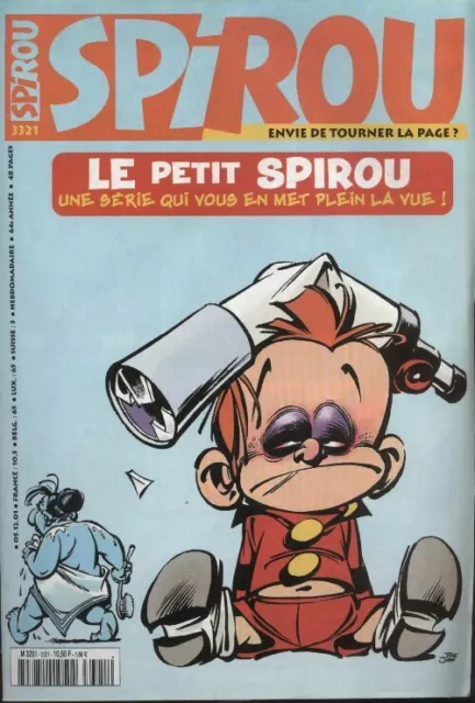 3304290 - Spirou n°3321 : Le petit Spirou, une série qui vous en met plein la vu