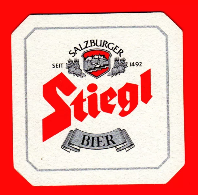 1 Bierdeckel Salzburger Stiegl Brauwelt 3