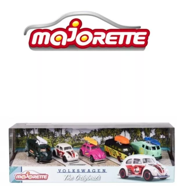 COFFRET 5 VEHICULES VOLKSWAGEN THE ORIGINALS CARS GIFTPACK - Majorette