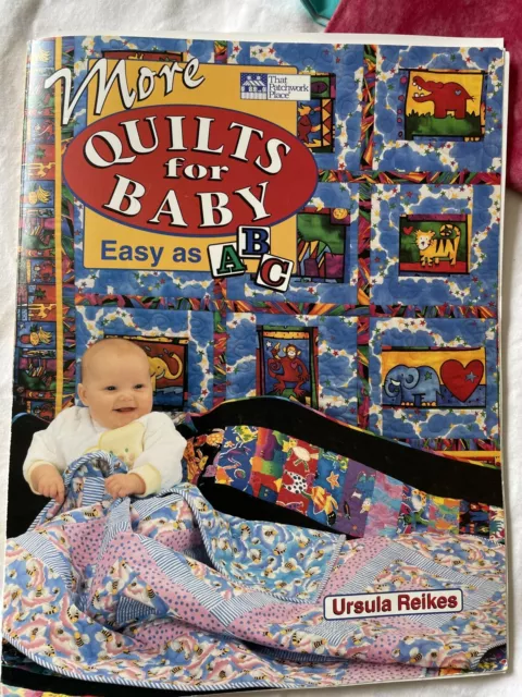 Quilts For Baby "All American Athlete" Kitty Cat Fabric Kit   1997