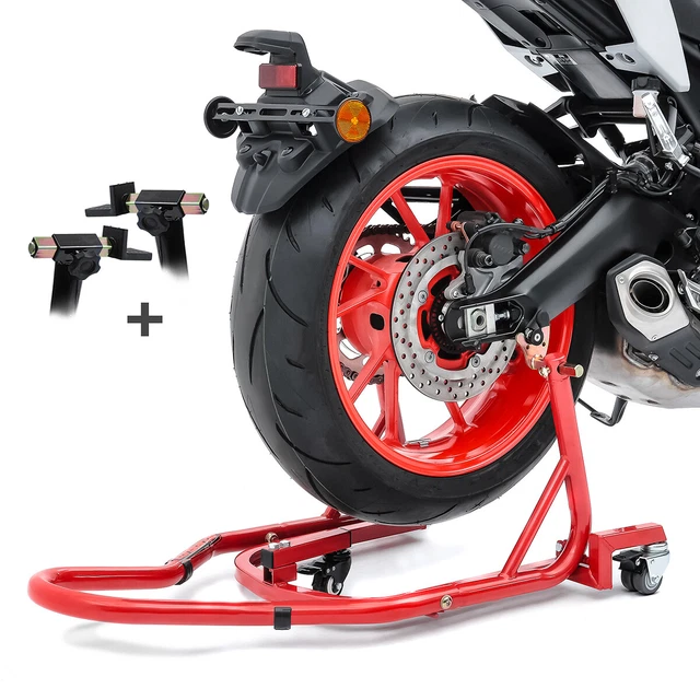 Tbest Piastra Allargatrice Per Cavalletto Moto – Per Vespa GTS 250/300 2013-2019, In Alluminio CNC E Acciaio Inox