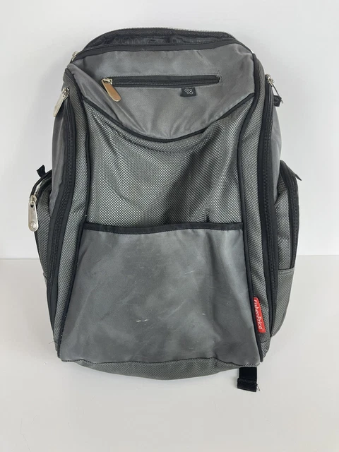 Fisher Price Diaper Bag Backpack Excellent Clean Condition Black Multi Pockets