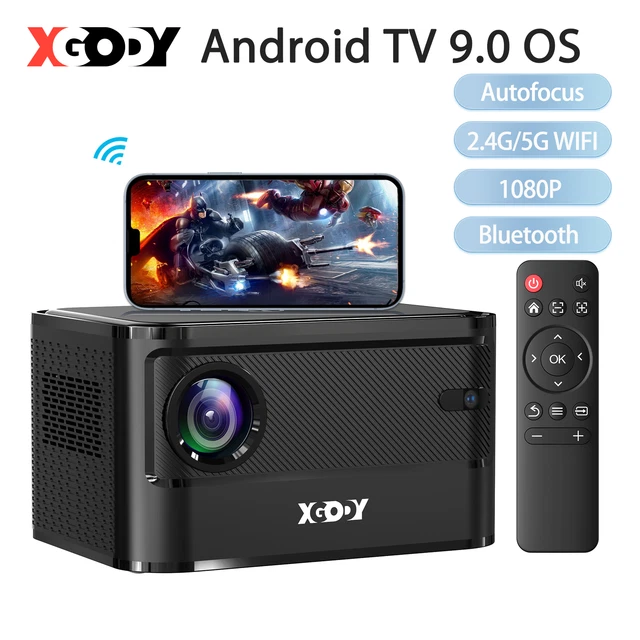 HD 1080P 4K Mini Projector 5G WiFi HDMI Bluetooth LED Beamer Home Theater Cinema