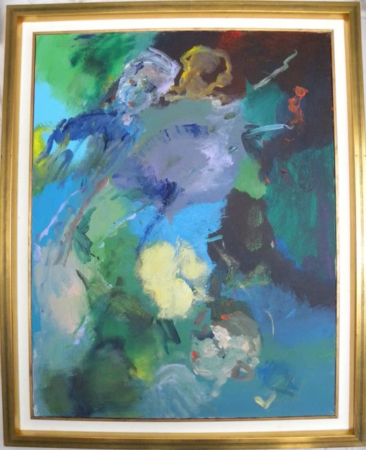 Ernesto TRECCANI (Milano 1920-2009) SI E' VOLTATO capolavoro OLIO su TELA 90x70