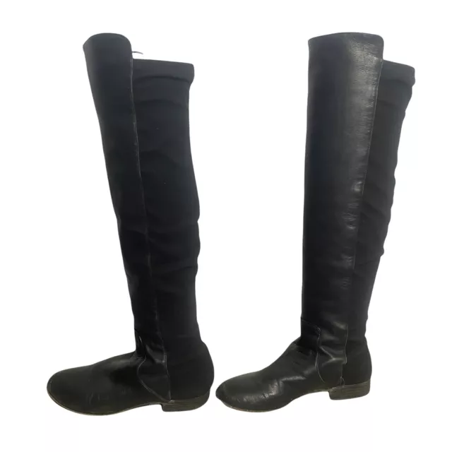 BCBGMaxAzria Ma-Fillie Over the Knee Black Boots Size 8 M 3