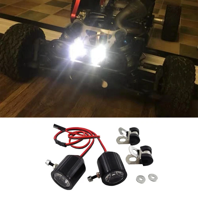 Rc car lights sales diy