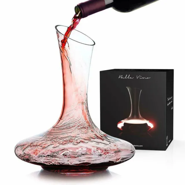 Wine Decanter/Carafe and Aerator Wine Gift for Vivid Aerating 1.8L Dr Hetzner