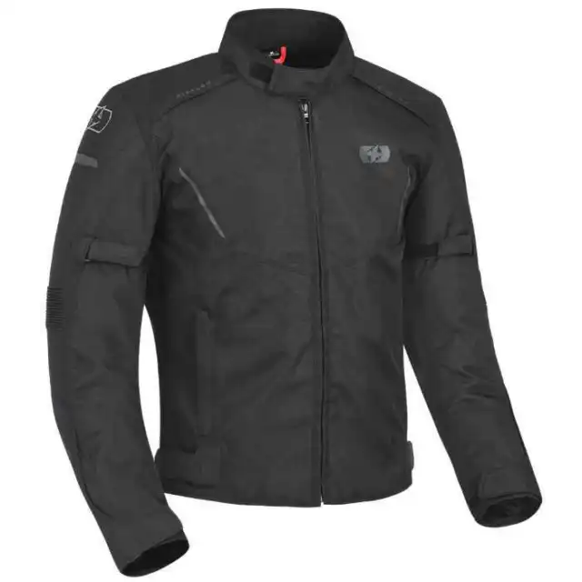 Oxford Delta 1.0 WP Waterproof Mens Motorcycle Motorbike Jacket Tech Black