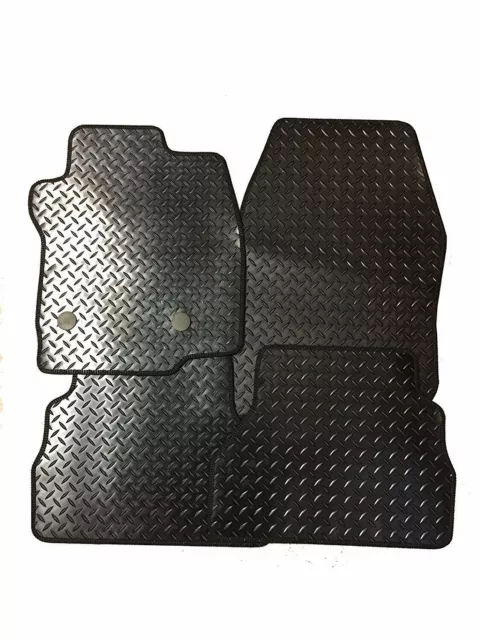 Tailored For Fiat Grande Punto (2006 Onwards) - Heavy Duty Rubber Car Floor Mats