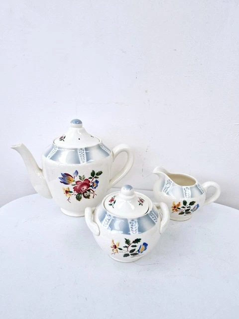 Ensemble Cafetière, Théière Et 6 Tasses En Céramique Noire – Style Vintage Années 20-40