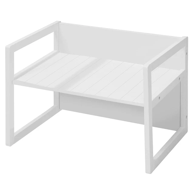 Roba panca bambini 2 in 1 panca bambini 2 altezze sedile stile country legno bianco MOLTO BUONO