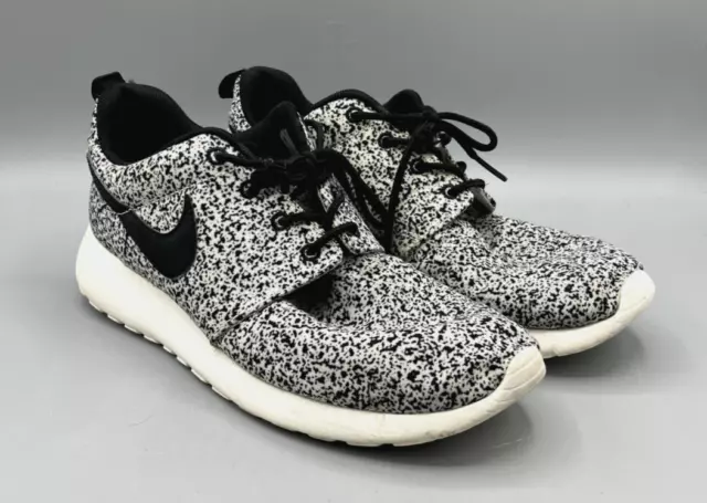 Nike Roshe Run Black Sail Speckled Lace Up Sneaker 511882-003 Women US Size 6.5 2