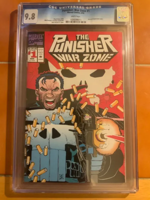 Marvel Comics - PUNISHER WAR ZONE #1 (1992) DIE-CUT COVER - CGC GRADED 9.8 / NM